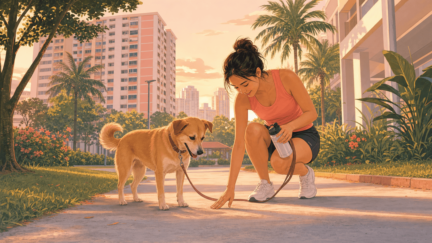 Hot Pavement and Evening Walks for Dogs in Tropical Cities