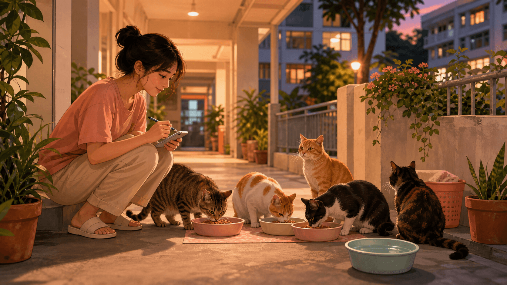 The Community Cat Feeder Who Learned to Count What Matters