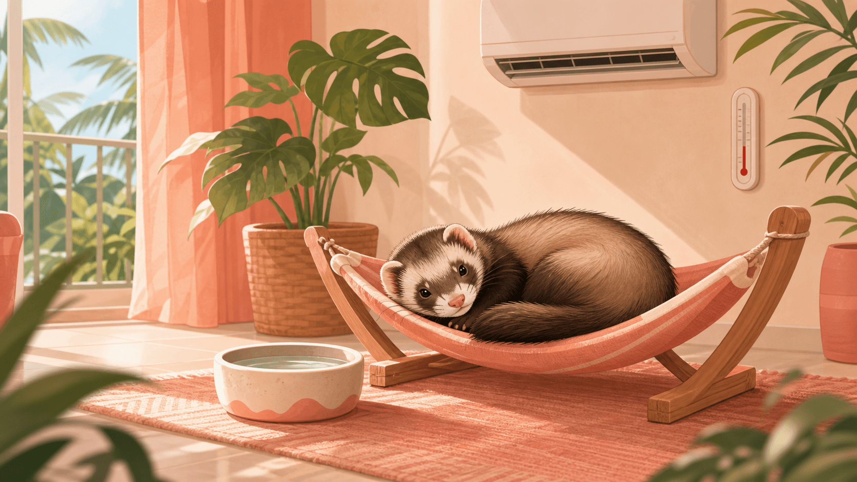 Ferrets in the Tropics: Heat, Housing, and When to Call a Vet