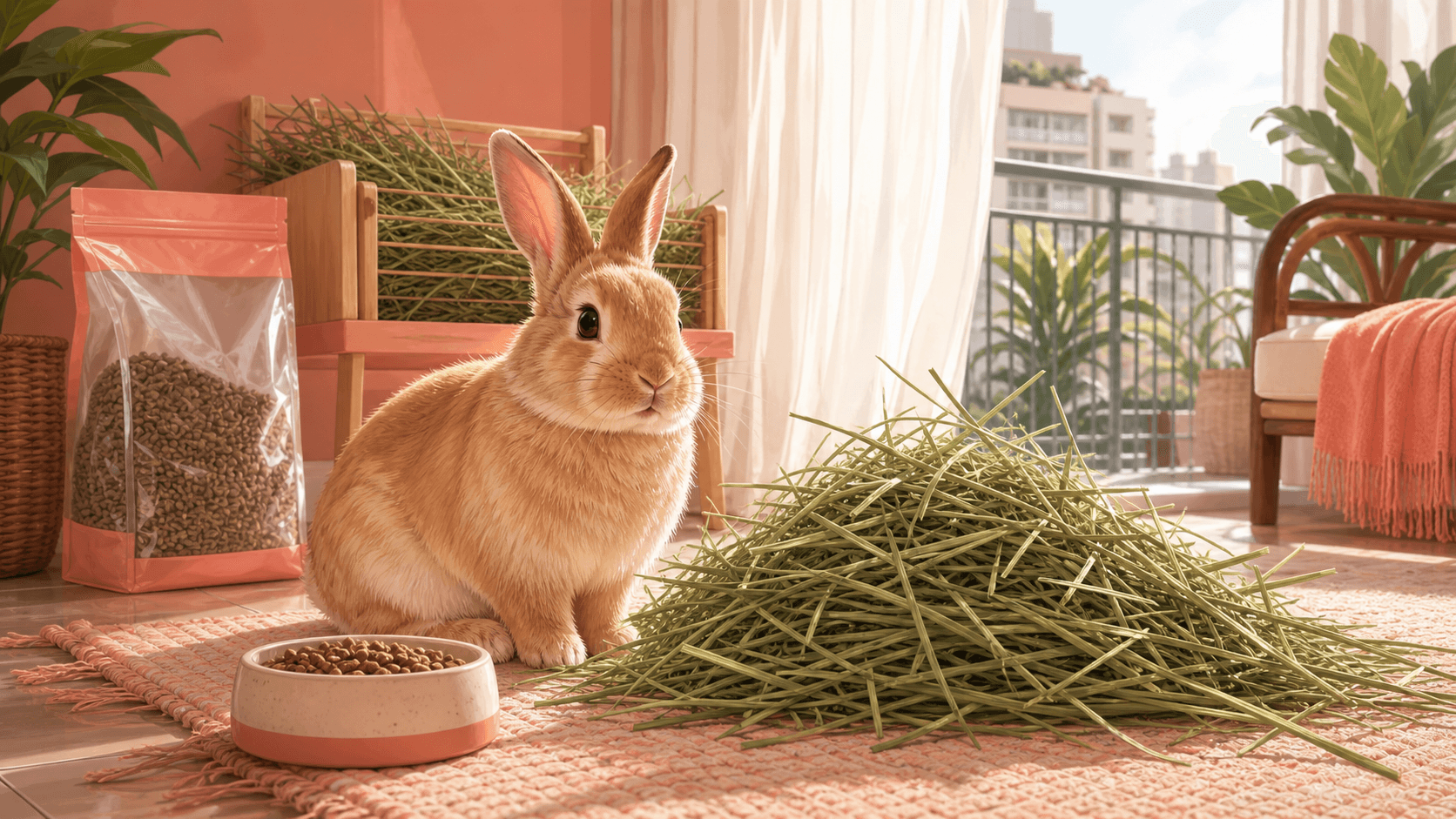 Rabbit Hay and Pellets in Humid Apartments