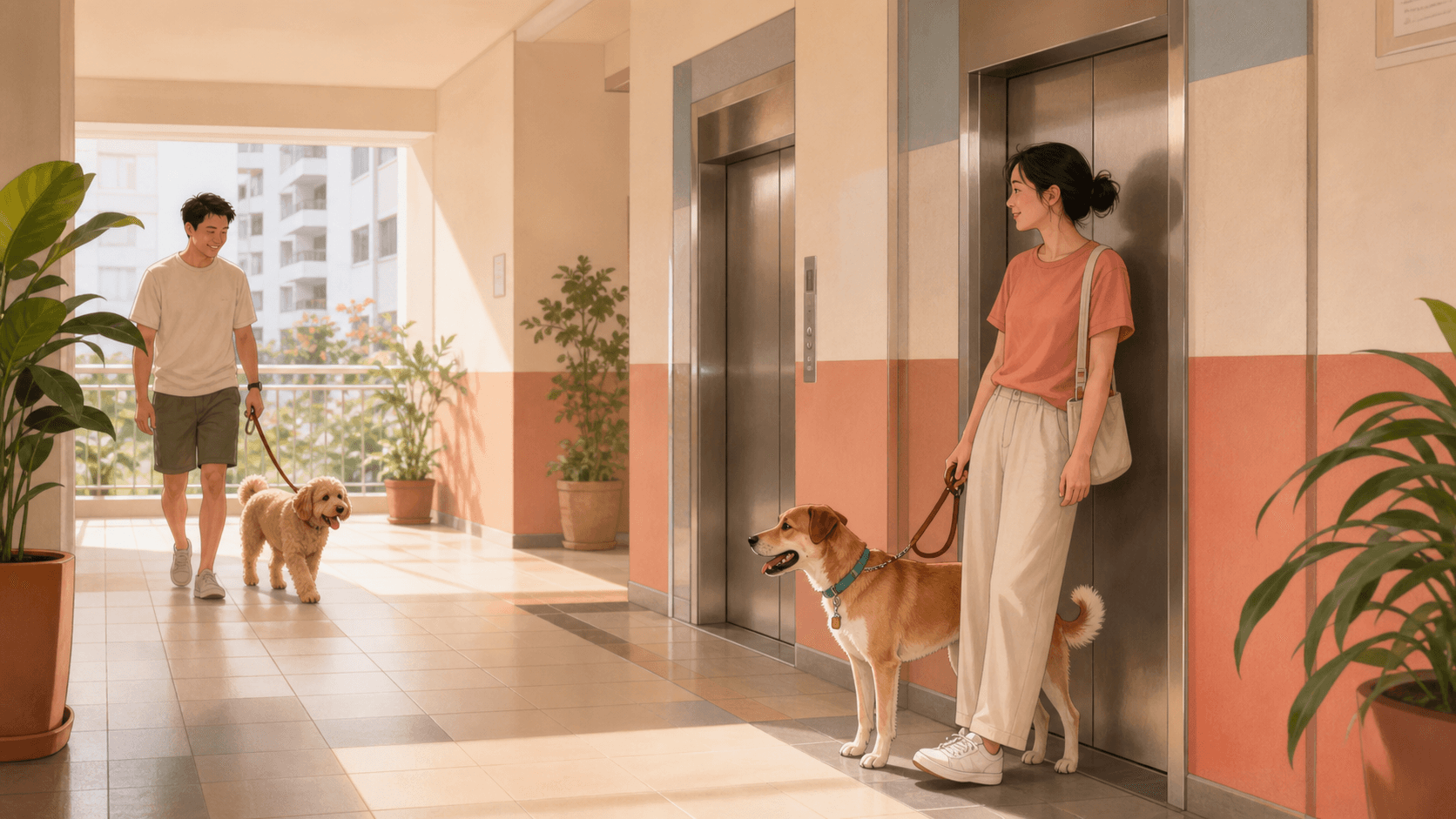 Leash Reactivity in Void Decks and Lift Lobbies: A Calmer Route Plan