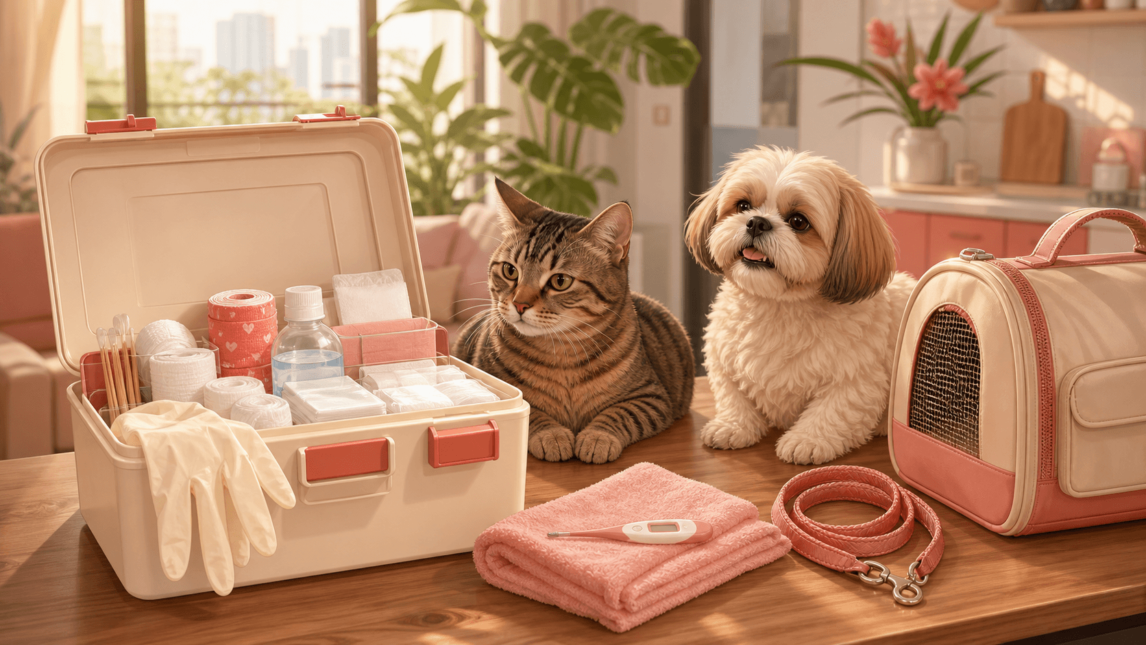 A Cat and Dog First-Aid Kit for the Tropical Home