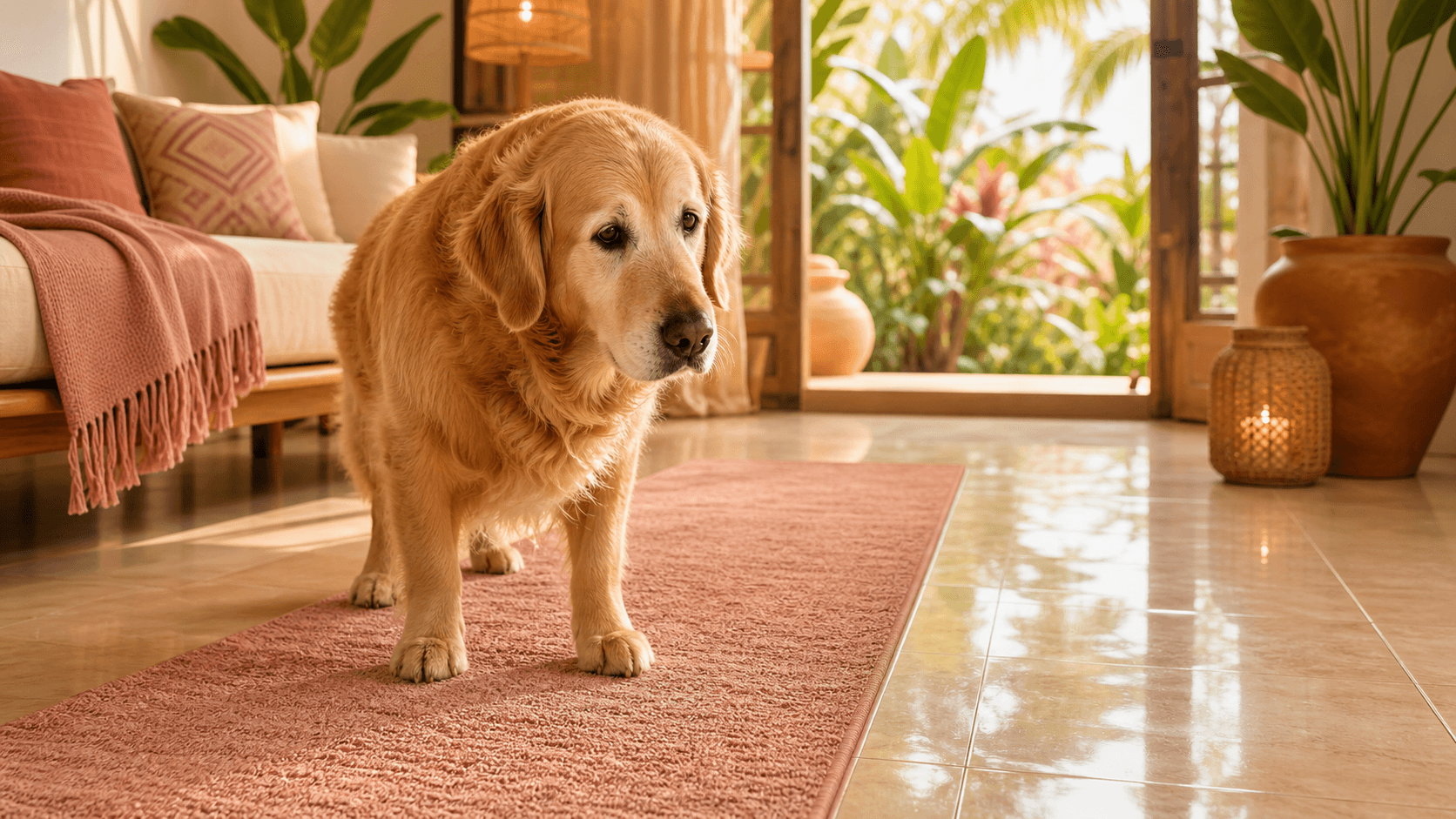 Senior Dogs on Slippery Floors: Comfort, Pain, and Arthritis Clues
