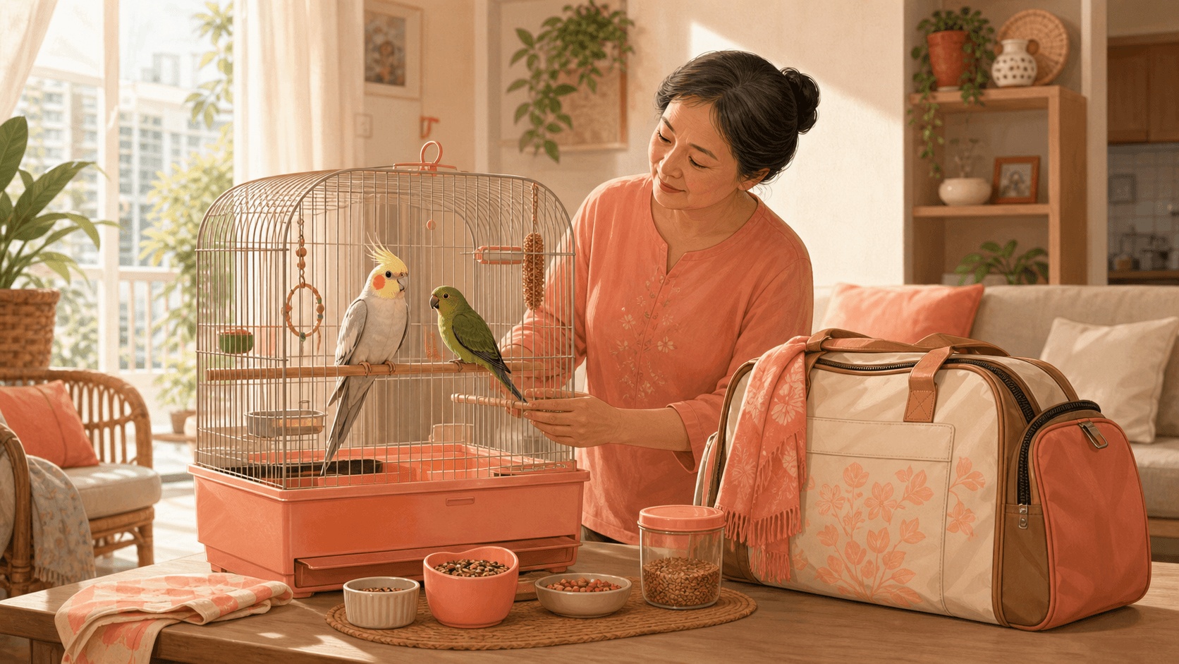Leaving Birds With Family During Balik Kampung